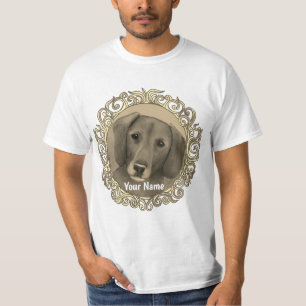 T-shirt Dachshund Orné