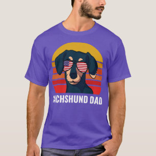 T-shirt Dachshund Papa Funny Weiner Chien