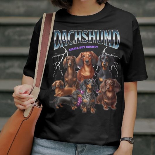 T-shirt Dachshund Petit Mais Puissant