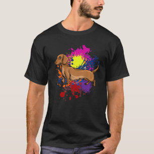 T-shirt Dachshund Puppy Wiener Dackel Doxie Weiner D