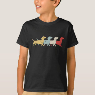 T-shirt Dachshund Retro Vintage
