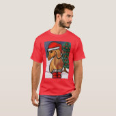 T-shirt Dachshund Rouge (Devant entier)