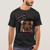 T-shirt Dachshund Rouge (Devant)