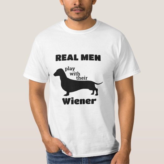 T-shirt Dachshund Silhouette Funny (Devant)