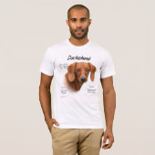 T-shirt Dachshund Smooth Rencontrez la race (Devant entier)