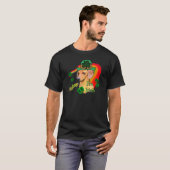 T-shirt Dachshund St patrick (Devant entier)