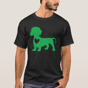T-shirt Dachshund St Patrick s Day Wiener Dog Irish Shamro