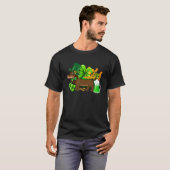 T-shirt Dachshund St Patrick's Day Irish Clover Dons Chift (Devant entier)