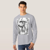 T-shirt Dachshund Statue Hunter (Devant entier)