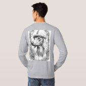 T-shirt Dachshund Statue Hunter (Dos entier)