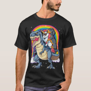 T-shirt Dachshund Unicorn équitation Dinosaur T re cadeaux