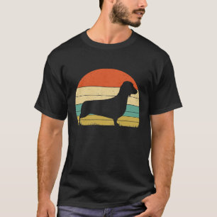 T-shirt Dachshund Vintage Rétro Pour Dachshund Lover Dachs