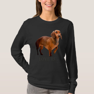 T-shirt Dachshund Weiner Chien Maman Papa Doxie Puppy mign