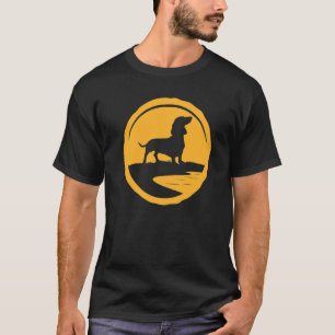T-shirt Dachshund Wiener Doxen Chien Retro 2