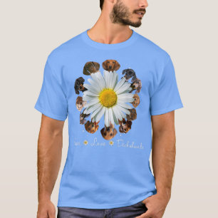 T-shirt Dachshunds Chiens Paix Amour Daisy Dachshunds Mama