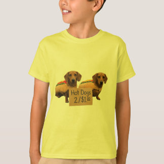 T-shirt Dachshunds sold as hot dogs