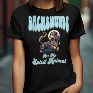 T-shirt Dachshuns Are My Spirit Animal