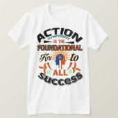 t-shirt d'action (Design devant)