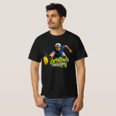 T-shirt d'action de plongée extrême de pickleball (Devant entier)