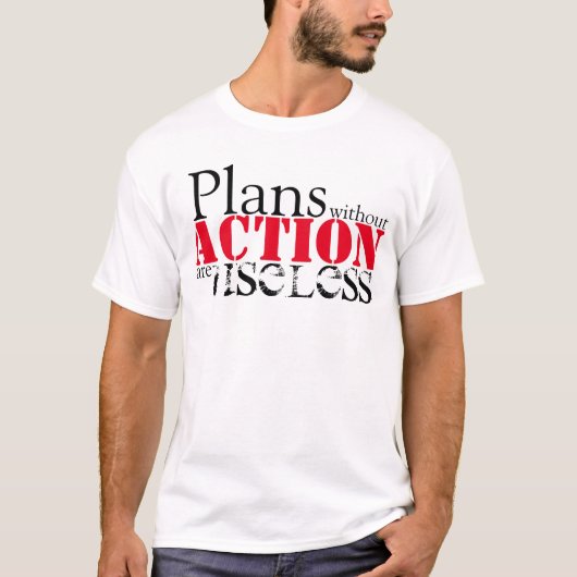 T-shirt d'action du plan (Devant)