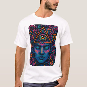 T-Shirt d'activation des yeux - Psychédélique