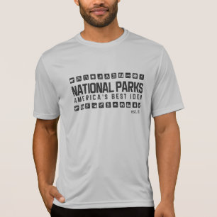 T-shirt d'active des parcs nationaux de l'Amériqu