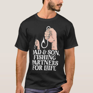 T-shirt Dad And Son Fishing Partners  Fishing  Fathers Day