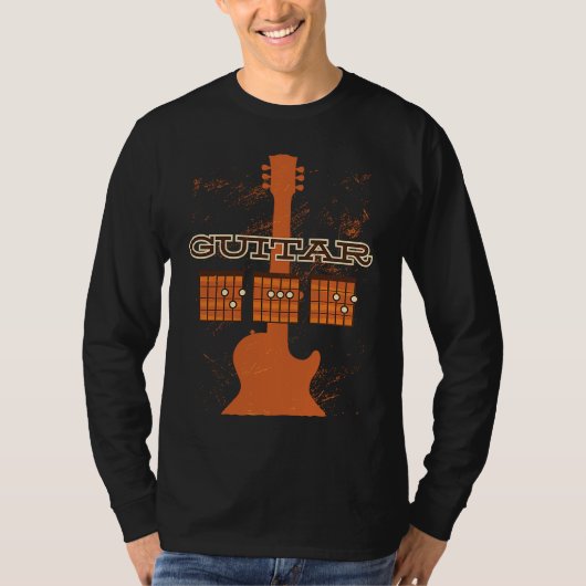 T-shirt Dad Chords Musician guitarist dad daddy Chord fa (Devant)