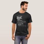 T-shirt Dad Dictionary Definition - Funny Fathers Day Gift (Devant entier)