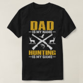 T-shirt DAD Est Mon Nom Chasse Est Mon Jeu (Design devant)