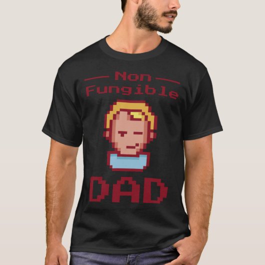 T-shirt Dad Father NFT Non Fungible Token (Devant)