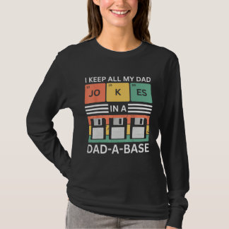 T-shirt dad jokes in dad a base vintage for father s day 7
