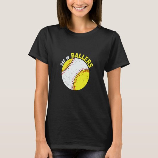 T-shirt Dad Of Ballers Apparel (Devant)