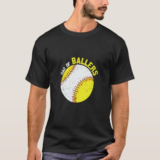 T-shirt Dad Of Ballers Apparel (Devant)