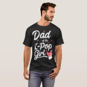 T-shirt Dad Of The K P Girl K-p Fashion Men (Devant entier)