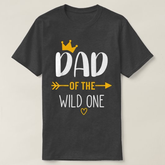 T-shirt DAD of the Wild One Fathers Day New Dad  (Design devant)