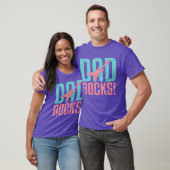 T-shirt Dad Rocks gift (Unisexe)