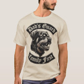 T-shirt Dad’s Guard – Family First (Devant)