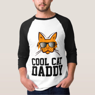 T-shirt DAD T-Shirts, COOL CAT DAD