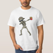 T-shirt dad tax Dabbing Skeleton French Fries for dads (Devant)