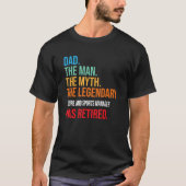 T-shirt Dad The Legendary Leisure And Sports Manager Has R (Devant)
