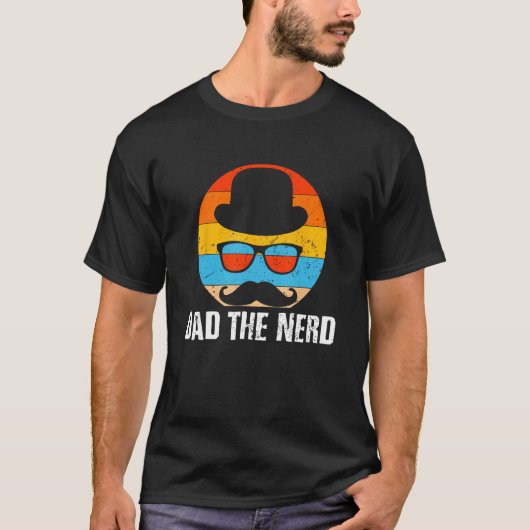 T-shirt Dad the Nerd Conservative Daddy Protective Father (Devant)