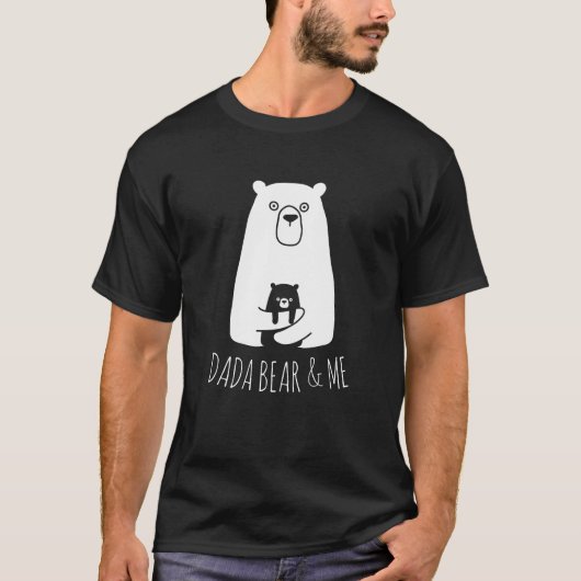 T-shirt DADA BEAR & ME | Papa Enfants Fils Fils Ours Dada (Devant)