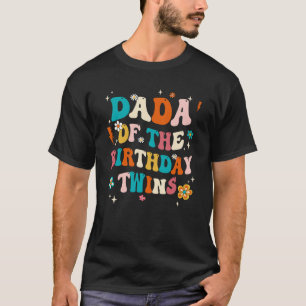 T-shirt Dada des jumeaux anniversaire garçons filles fête