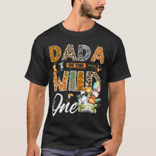 T-shirt Dada du wild one 1er anniversaire garçon safari ju