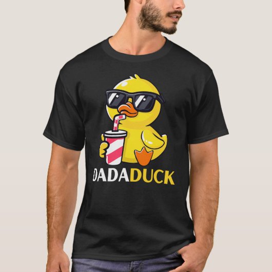 T-shirt Dada Duck Rubber Duck Birthday Party Family Matchi (Devant)
