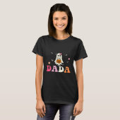 T-shirt Dada Ghost Boo One Soky Dad First Halloween Birthd (Devant entier)