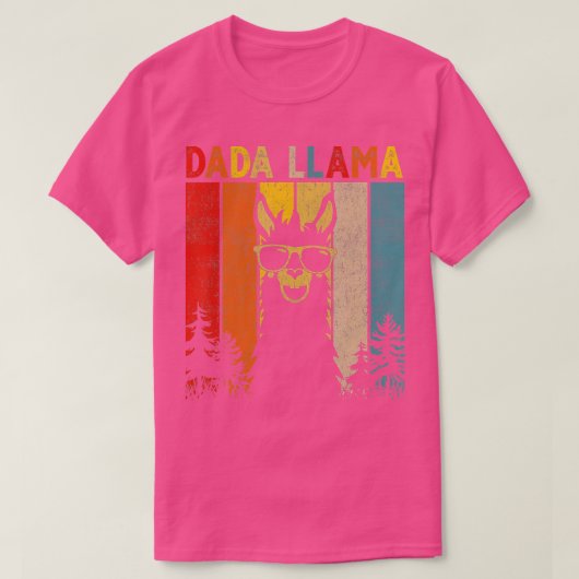 T-shirt Dada Llama Lover Don Pour Hommes Femmes (Design devant)