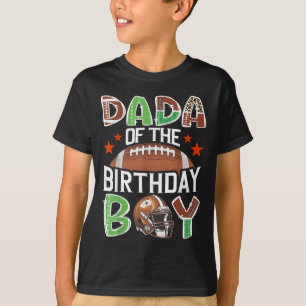 T-shirt Dada Of The Birthday Boy Jeu Jour Football Amour
