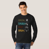 T-shirt Dada Papa Papa Bruh Fête des pères Moto (Devant entier)